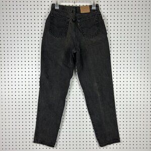 Levi's 579 Black Vintage Jeans Size 11 USA Made Straight Tapered 26x31 Youth 90s